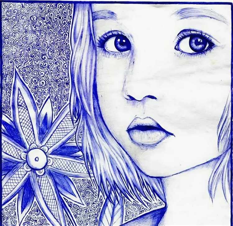 Рисунки ручкой