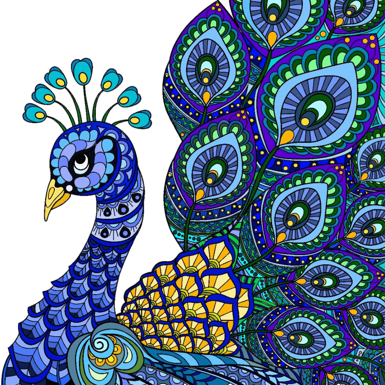 Яблоня и Жар птица раскраска для детей