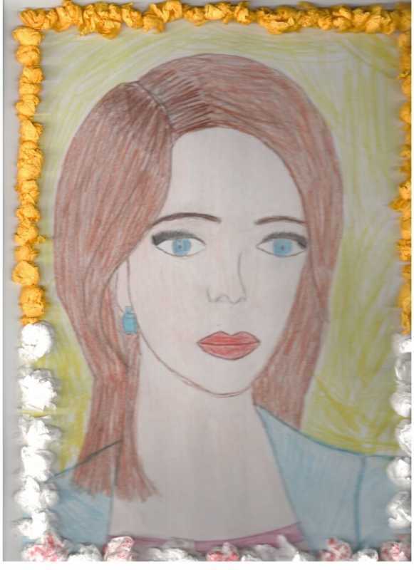 Портрет мамы детский