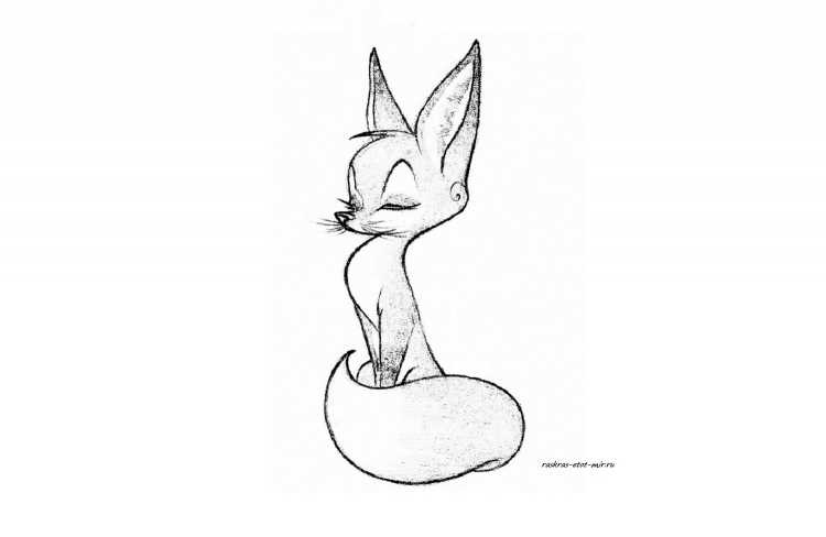 Раскраска лисята милые