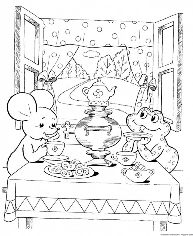 Раскраска Масленица для детей