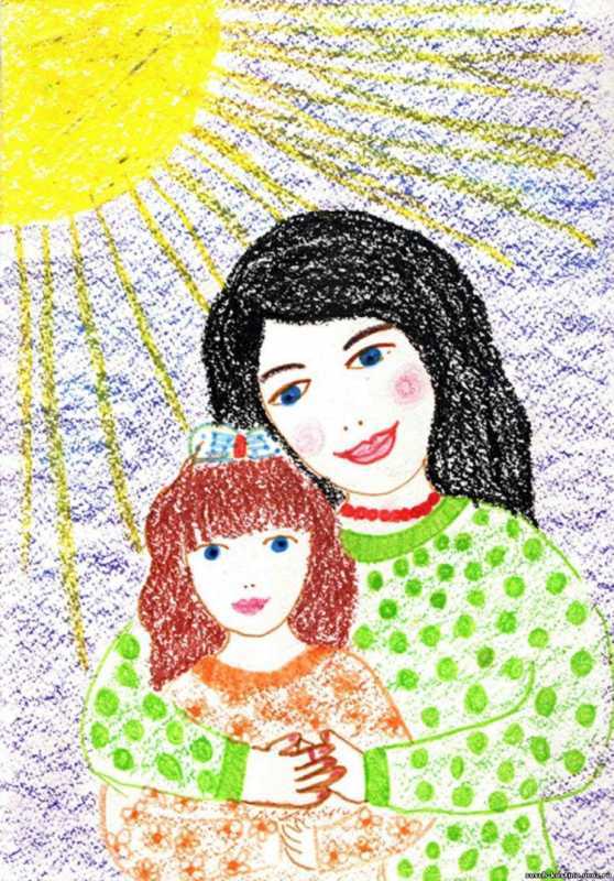 Детские рисунки мамы