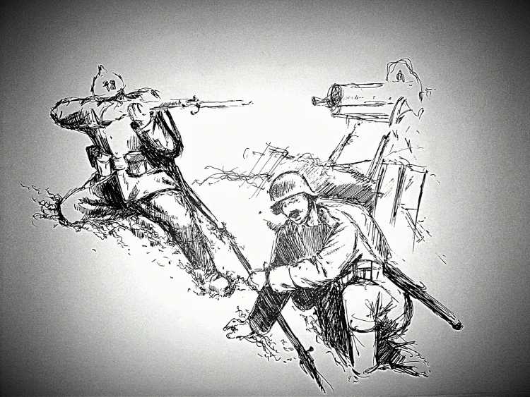 Батальный Жанр рисунок