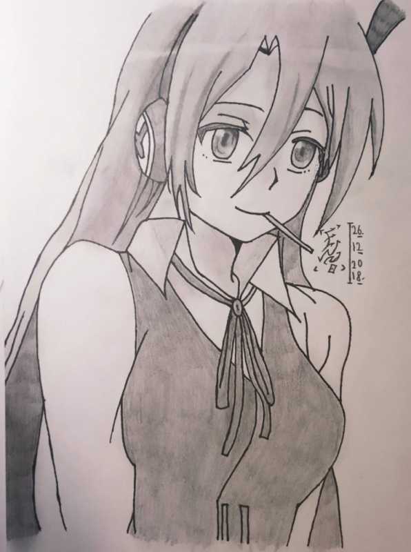 Убийца акаме карандашом