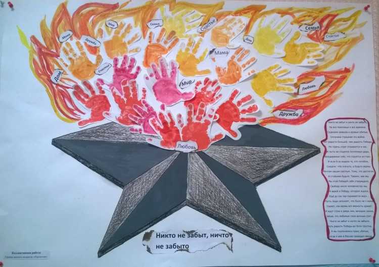 Огонь памяти рисунок