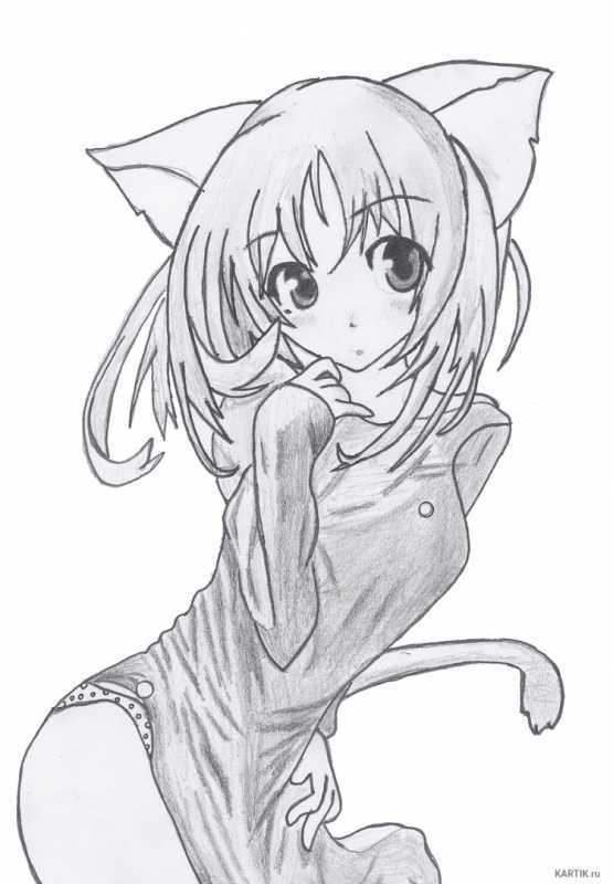Аниме карандашом
