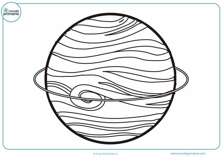 Планета Нептун раскраска