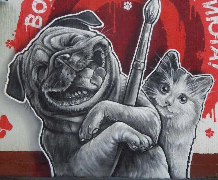 Мультяшные бездомные собаки