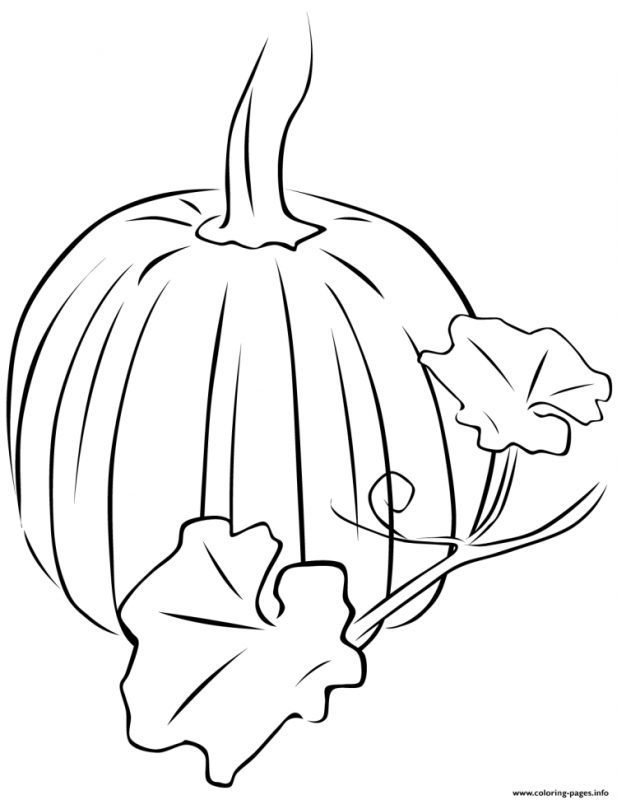 Тыква раскраска для детей