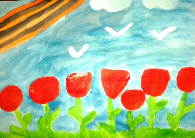 Мирное небо над головой рисунки детские