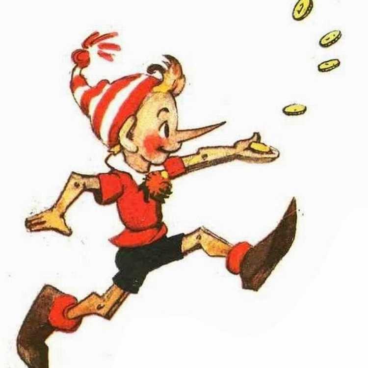 Раскраска Буратино лиса Алиса и кот Базилио