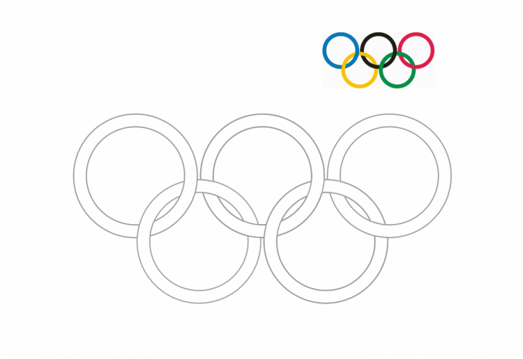 Эстафета пиктограмма Олимпийские игры