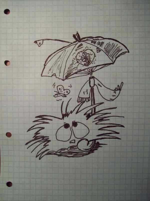 Рисунки в тетради