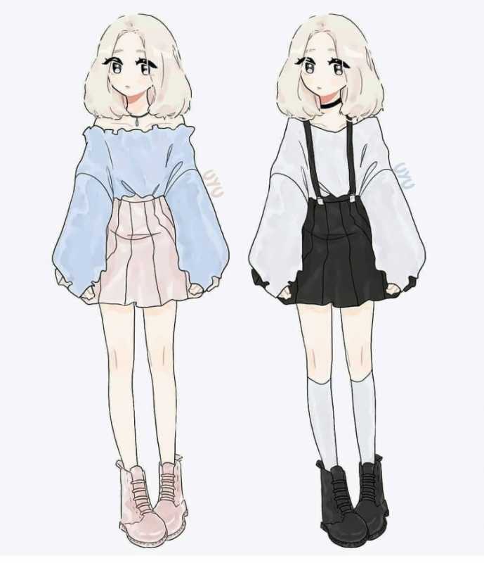 Аниме рисунки карандашом для срисовки маленькие