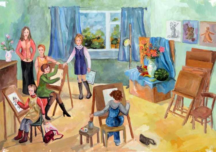 Композиция в художественной школе