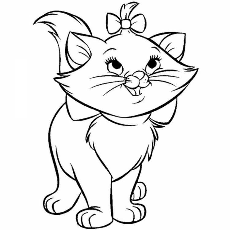 Раскраска. Котики