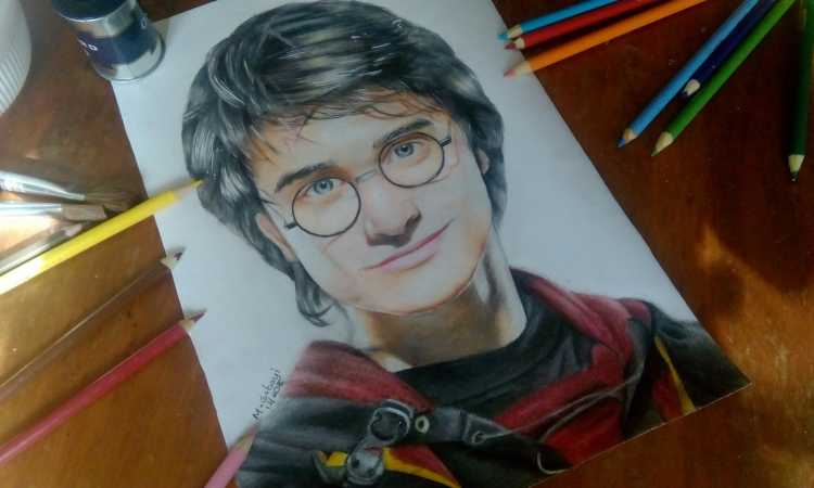 Скетчинг Гарри Поттер