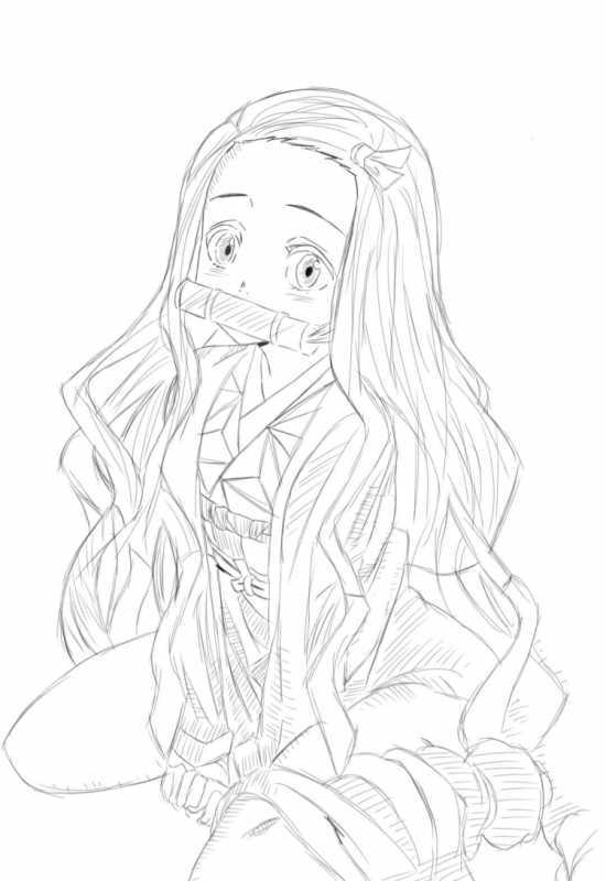 Аниме не Раскрашенные