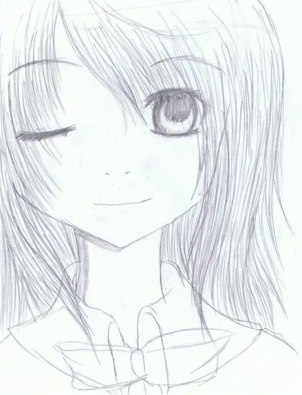 Аниме карандашом