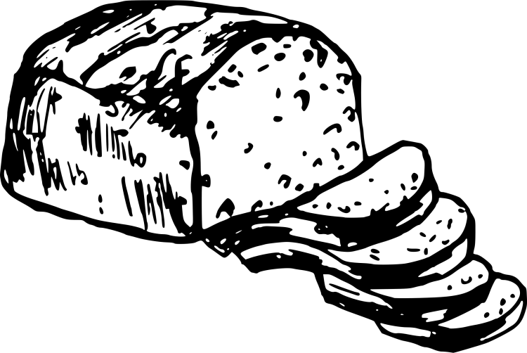 Нарисовать хлеб