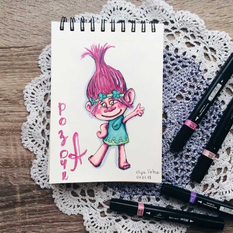 Скетчбук для рисования фломастерами