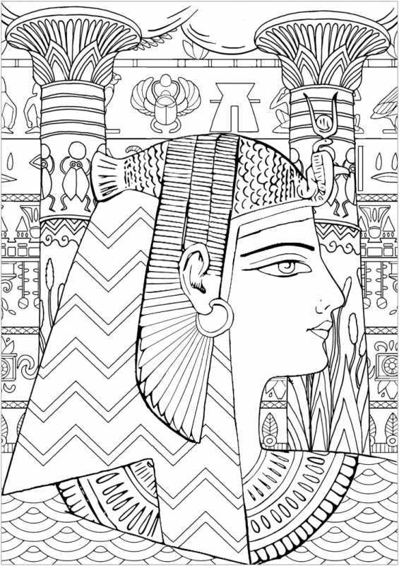 Египет. Раскраска