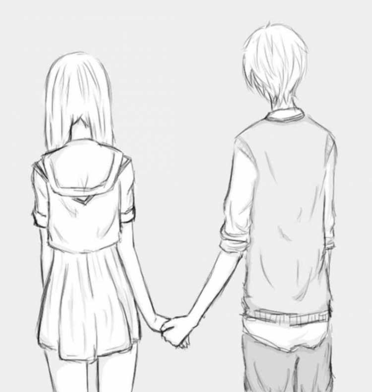 Аниме пары для срисовки