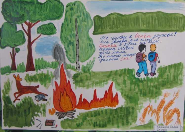 Конкурс рисунков по противопожарной безопасности