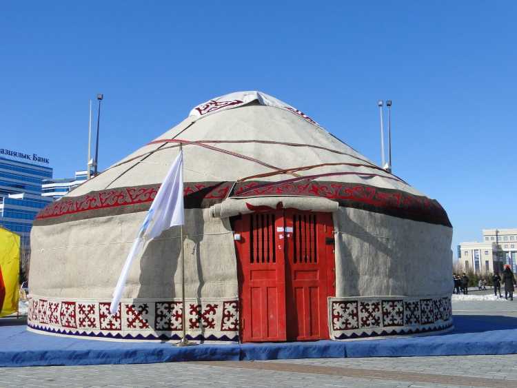 Казахская юрта Муканов