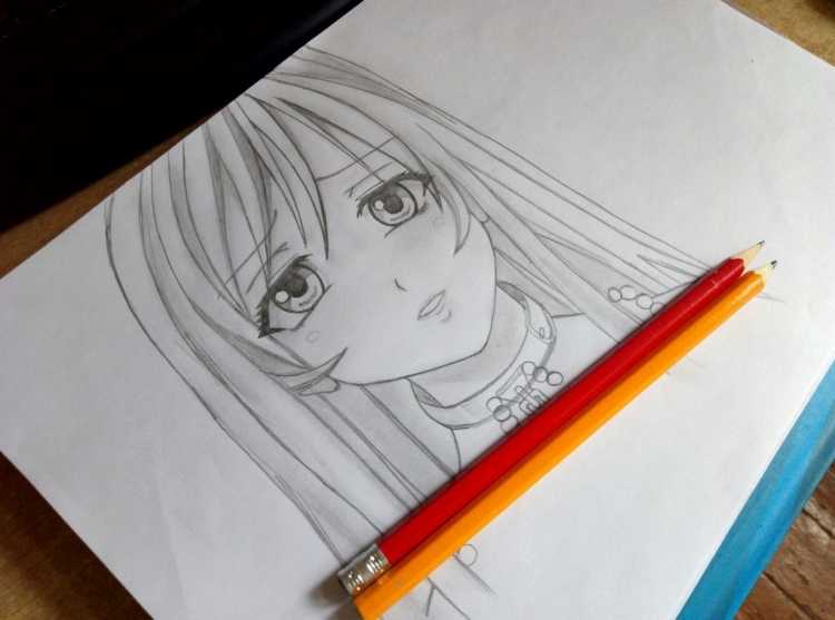 Аниме с листочком