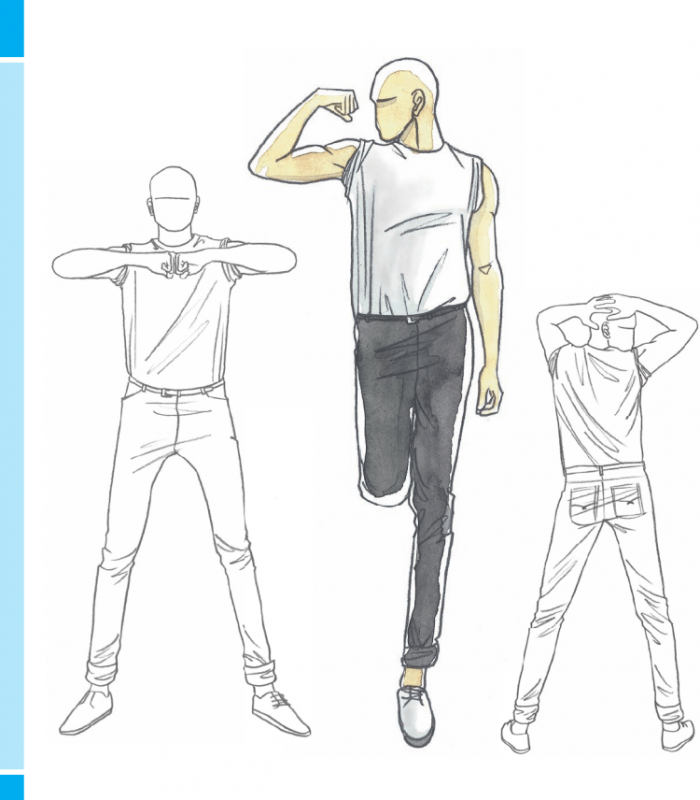 Человек для рисования одежды