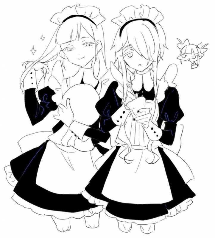 Раскраски в стиле аниме для девочек