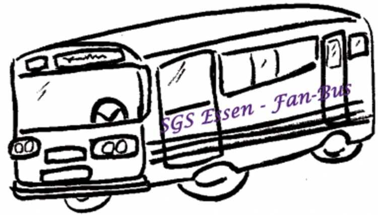 Автобус черно белый рисунок