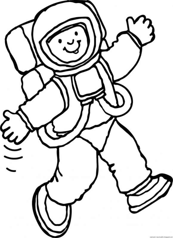 Рисунок космонавты герои