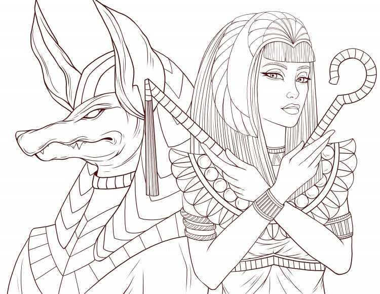 Египетские рисунки карандашом