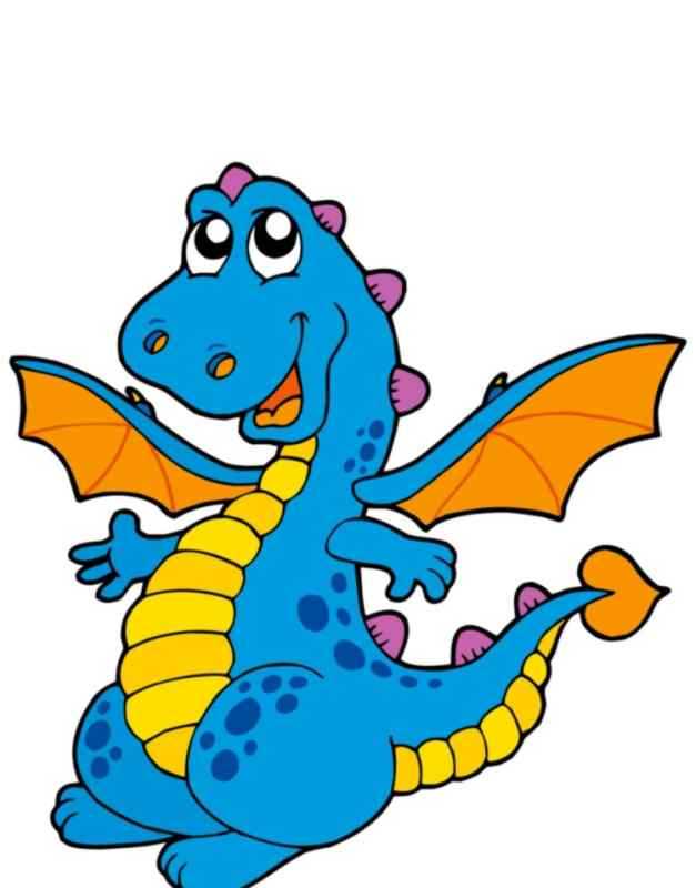 Злой дракон для детей