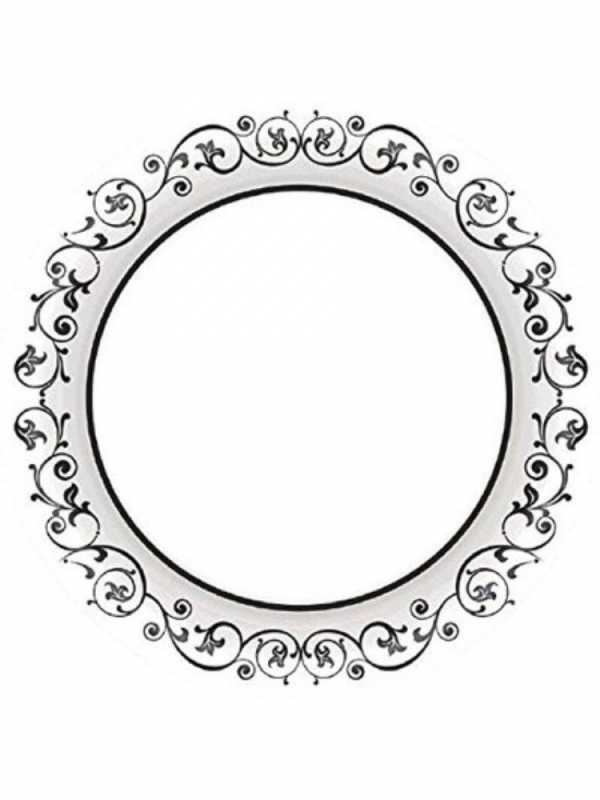 Тарелка раскраска