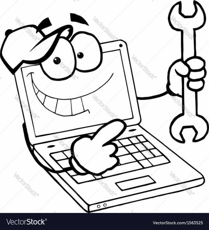 Монитор раскраска