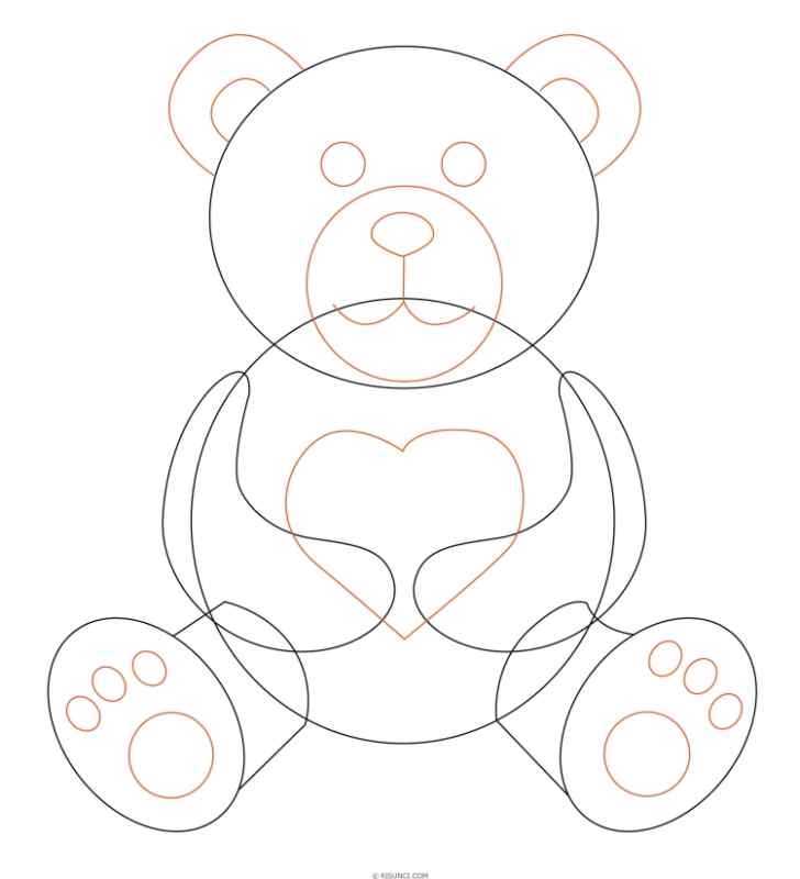 Рисование медведя