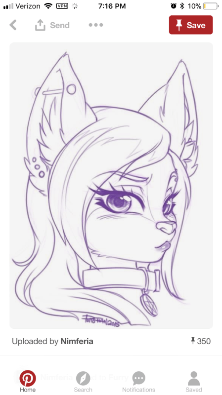 Фурри для срисовки