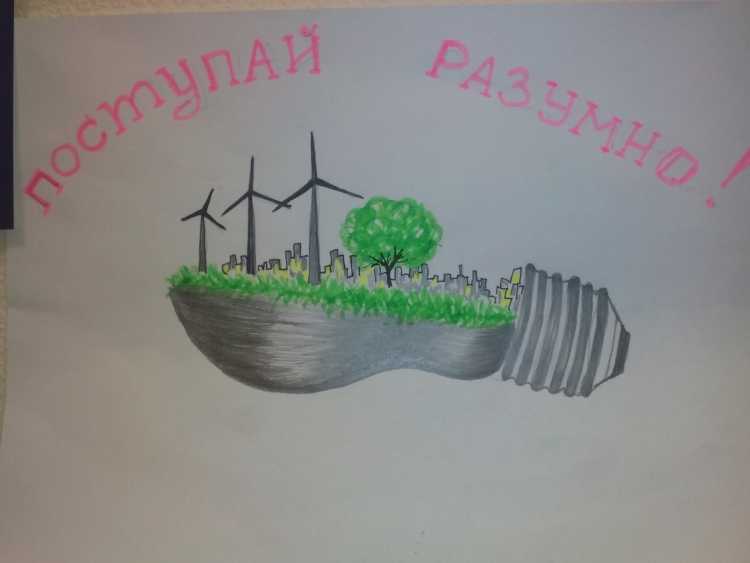 Плакат Энергетика будущего