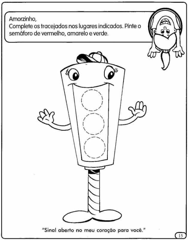 Раскраска дорожное движение