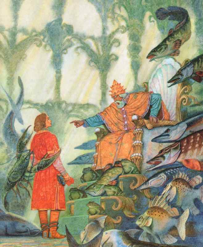 Декорации к опере Садко раскраска