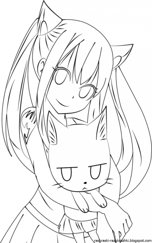 Аниме для срисовывания карандашом