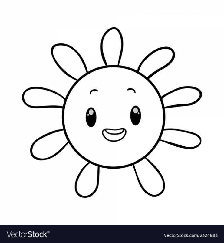 Солнце рисунок