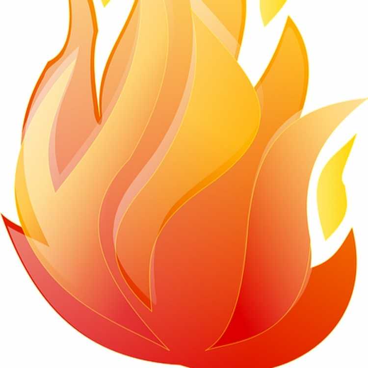 Пламя вектор