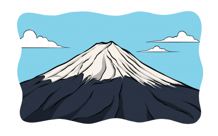 Гора мультяшная