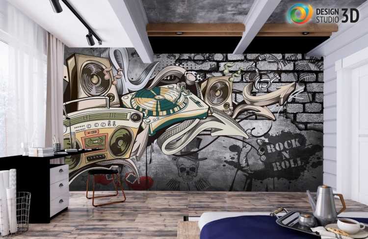 Фреска в комнату подростка мальчика