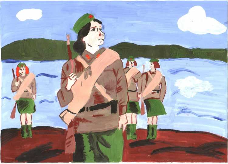 А зори здесь тихие иллюстрации