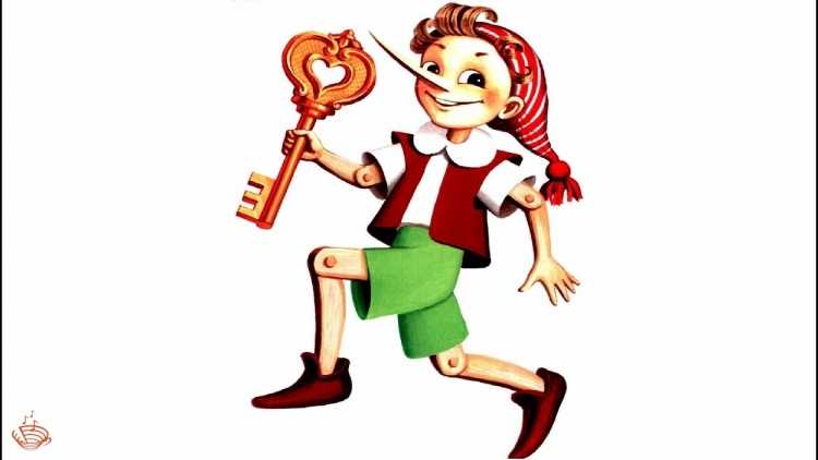 Трафарет Буратино